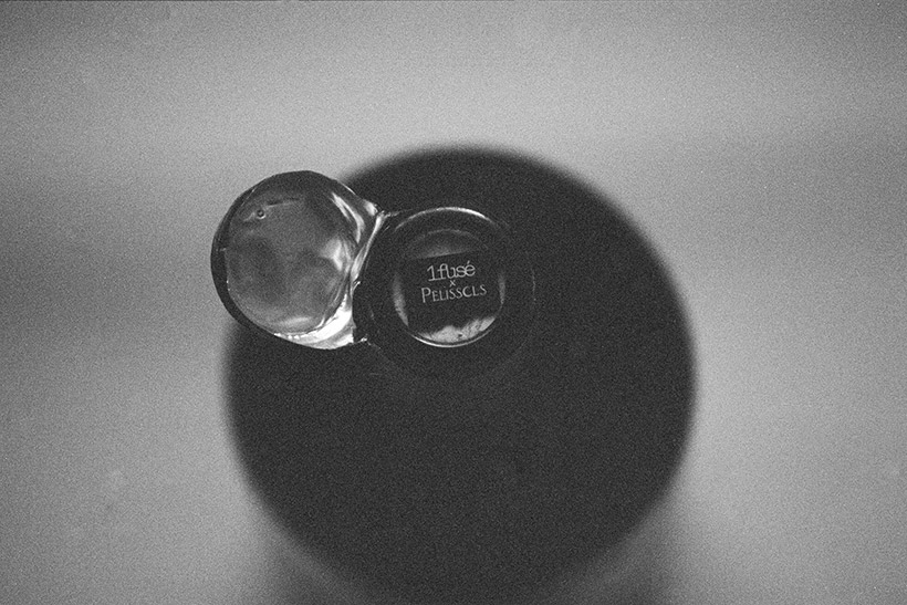 1fusé x Pélissols - bouteille de vin nature avec carte micro-sd